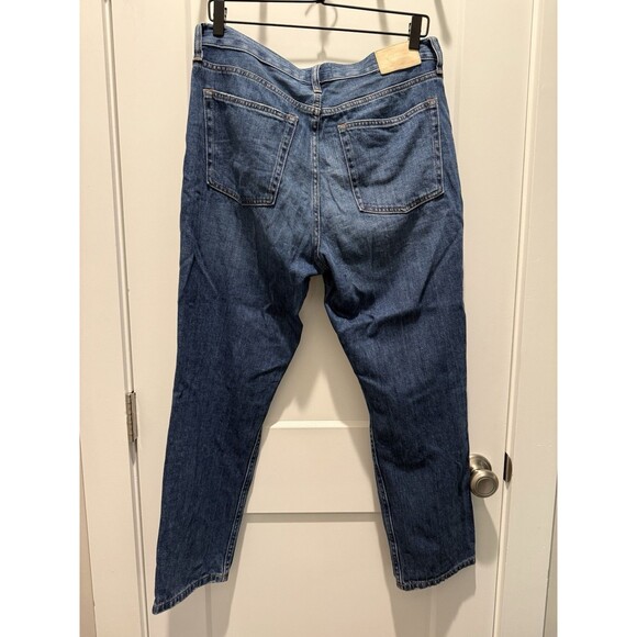 Women’s EVERLANE The Summer Jean Medium Wash Distressed Denim Size 30 Relaxed - Picture 5 of 6